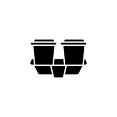 Coffee Holder icon in vector. Logotype