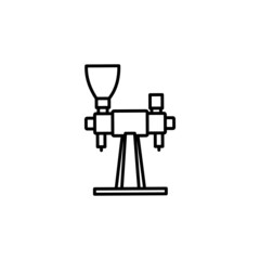 Coffee Grinder icon in vector. Logotype