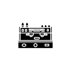 Coffee Machine icon in vector. Logotype