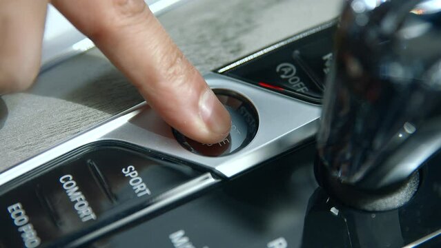Start engine luxury car