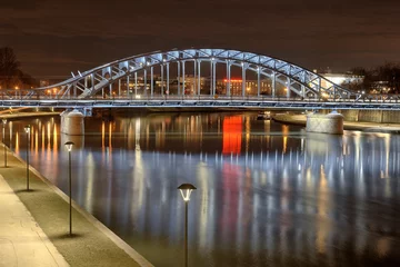 Fotobehang Józef Piłsudski bridge  © Pawel Litwinski