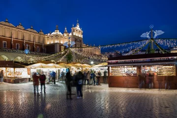 Crédence de cuisine en verre imprimé Cracovie Christmas market