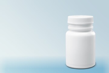 First approved oral antiviral pills against Covid-19, blank bottle