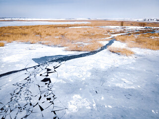 winter in the mountains