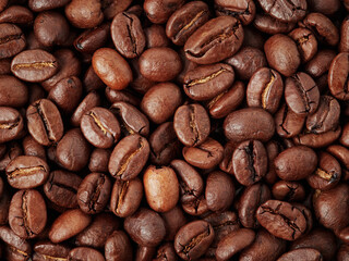 roasted coffee beans, can be used as a background