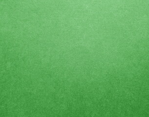Green textured background for presentation, wallpaper or textiles design.  Imitation of woven fabric. Green cloth.