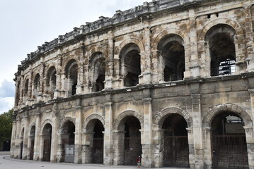 Fototapeta na wymiar Arènes romaines de Nîmes. France