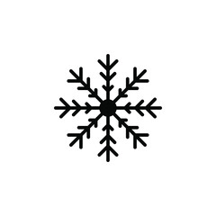 Winter, Snowfall, Snow, Snowflake Solid Icon Vector Illustration Logo Template. Suitable For Many Purposes.