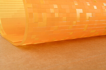 Photopolymer stereo plate with copy space    