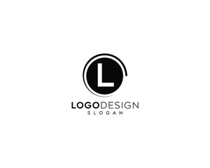 Minimalist letter L Logo Design