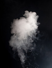 Abstract smoke on a dark background