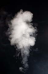 Abstract smoke on a dark background