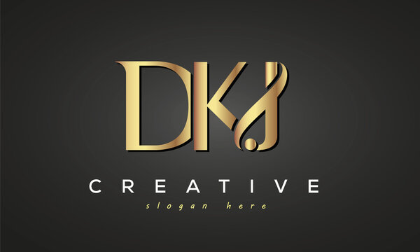 DKJ creative luxury logo design