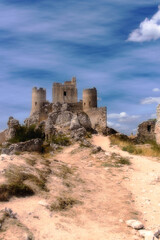 Fototapeta premium Suggestive view of Rocca Calascio Castle
