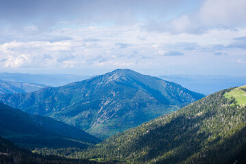 Fototapeta premium Valley of Mentet, Pyrenees Mountains (France)