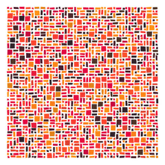 Fototapeta premium Offset Quads generative art background art illustration