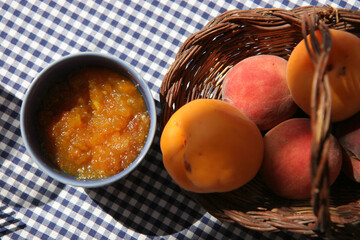 breakfast table in bandol, french riviera