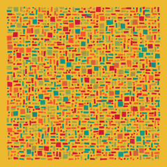 Fototapeta premium Offset Quads generative art background art illustration