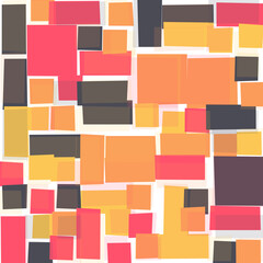 Offset Quads generative art background art illustration