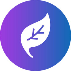 leaf gradient icon