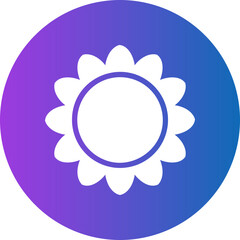 sunflower gradient icon