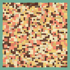 Fototapeta premium Offset Quads generative art background art illustration