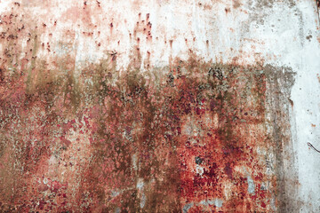 Grunge rusty metal texture. Rusted and oxidized background.