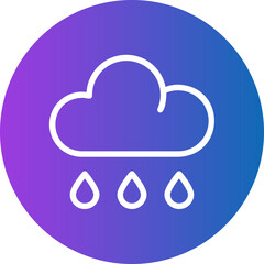 rain gradient icon
