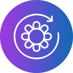 refresh gradient icon