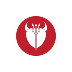 Devil horn Vector icon