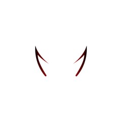 Devil horn Vector icon