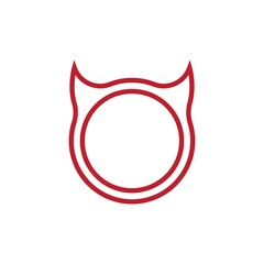Devil horn Vector icon