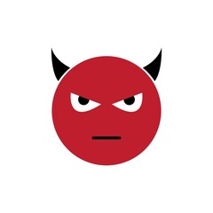 Obraz premium Devil horn Vector icon