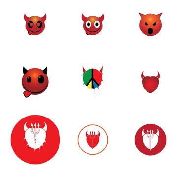 Devil horn Vector icon