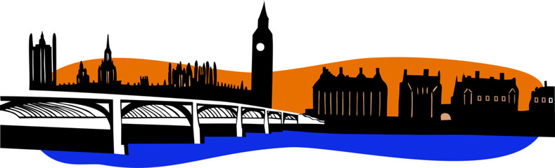 city skyline silhouette