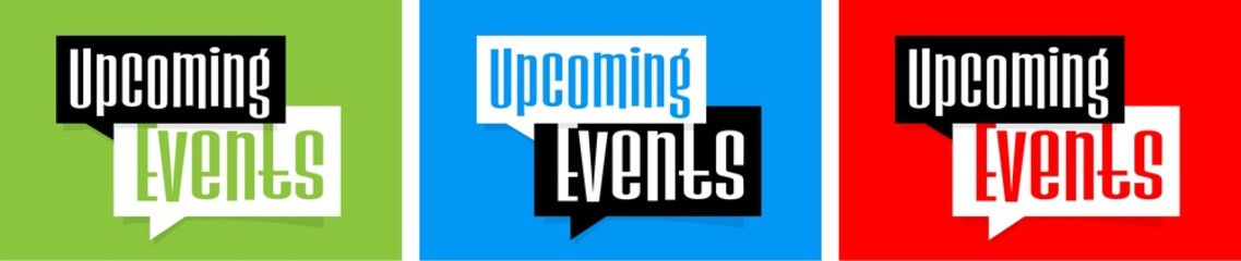 Upcoming events