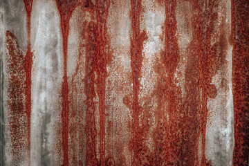 Grunge rusty metal texture. Rusted and oxidized background.