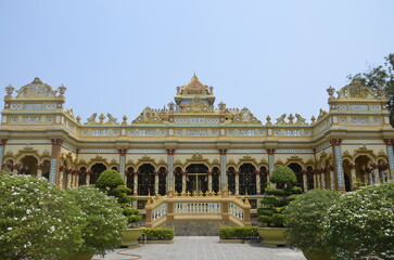 Obraz premium Different Vietnam images, streets, markets, temples, buildings, rivers, beaches, and national parks.