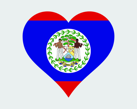 recommend clip art: Belize Heart Flag. Belizean Love Shape Country Nation National Flag. B'zean Banner Icon Sign Symbol. EPS Vector Illustration.