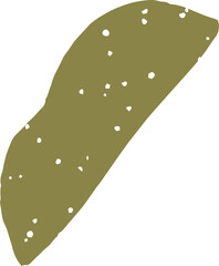 Hand-drawn Abstract Blob Vector Illustration