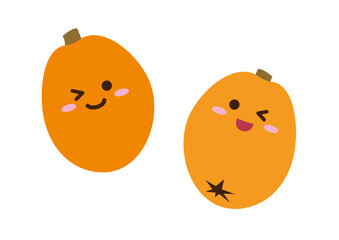 びわ　キャラクター　線なし