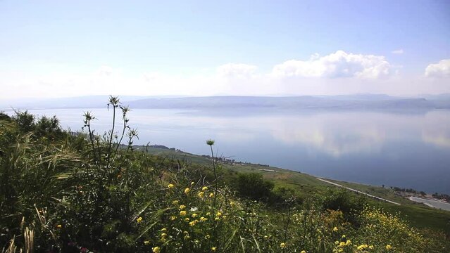 Galilee lake Tiberias Kinnereth Israel garden paradise gardens
