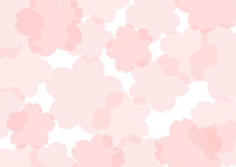 背景　桜の花柄　ピンク