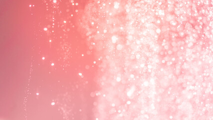 Abstract Pink bokeh defocus glitter blur background.
