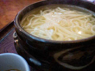 日本の観光地
温泉街に点在するつるっとしたのどごしが癖になるおいしい水沢うどん