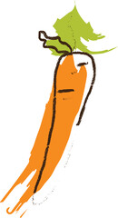 Vegetables and Spice Texture Illustration