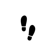 Footprints signs simple design vector