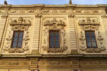 Lecce, Apulia, Italy: historic buildings