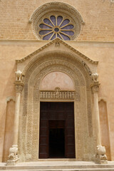 Fototapeta premium Santa Caterina d Alessandria church, basilica in Galatina, Apulia