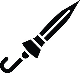 Closed umbrella Vector Icon Design Illustration